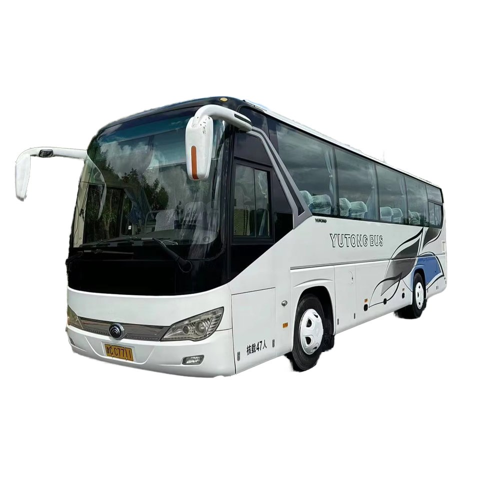 Y0utong 2014 Model 47-Seat Coach Bus 6117 New Used Manual Transmission Euro 4 Euro 5 Emission Cheap Diesel Car Yuchai China